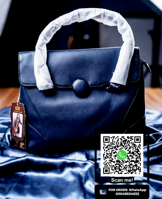 Midnight Azure Minimalist Satchel