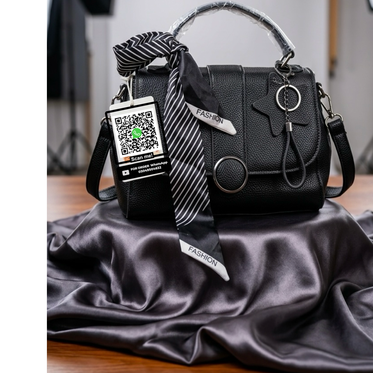 Top-Handle Satchel with Crossbody Versatility (Art-3)
